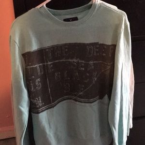 Long sleeve blue shirt